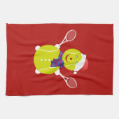Linge De Cuisine Bonhomme de neige de tennis (Horizontal)