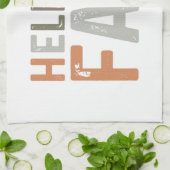 Linge De Cuisine Bonjour Automne (Plié)