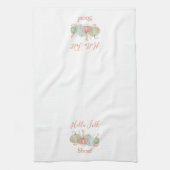 Linge De Cuisine Bonjour Automne Aquarelle Citrouilles Automne (Vertical)