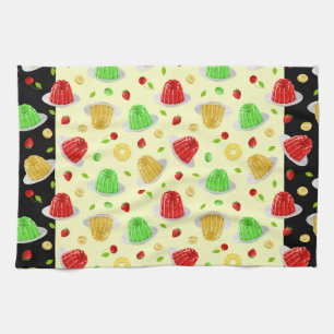 Linge De Cuisine Bonjour Jello Dishtowel - sur Jellow