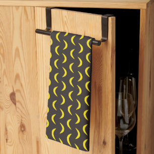 Linge De Cuisine Bonjour Lune Jaune - sans couture motif Halloween.