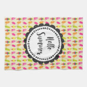 Linge De Cuisine Bonjour Popsicles d'été et crème glacée (Horizontal)