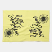 Linge De Cuisine Bonjour Tournesol Soleil (Horizontal)