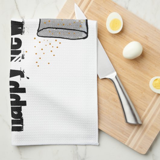 Linge De Cuisine Bonne année (Quart Plié)