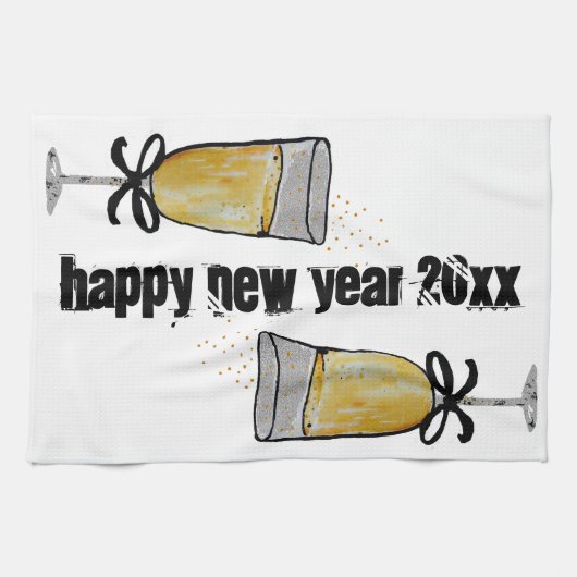 Linge De Cuisine Bonne année (Horizontal)