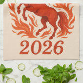 Linge De Cuisine Bonne année 2016 (Plié)