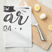 Linge De Cuisine Bonne année 2024 (Quart Plié)