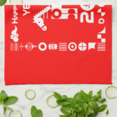 Linge De Cuisine Bonne année 2026 (Plié)