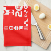 Linge De Cuisine Bonne année 2026 (Quart Plié)