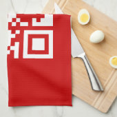 Linge De Cuisine Bonne année ! — Code QR (Quart Plié)