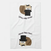 Linge De Cuisine Bonne année ! Dapper Hedgehog (Vertical)