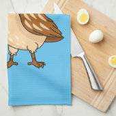 Linge De Cuisine Bonne caille avec dessin animé d'oeufs (Quart Plié)