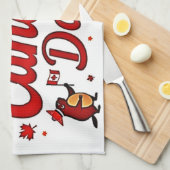 Linge De Cuisine Bonne fête du Canada ! (Quart Plié)