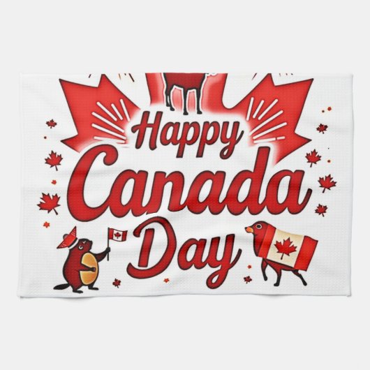 Linge De Cuisine Bonne fête du Canada ! (Horizontal)