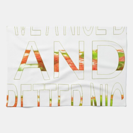 Linge De Cuisine Bonne journée et meilleur art nocturne (Horizontal)