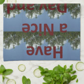 Linge De Cuisine Bonne journée et meilleur art nocturne (Plié)