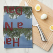 Linge De Cuisine Bonne journée et meilleur art nocturne (Quart Plié)