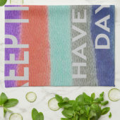 Linge De Cuisine Bonne journée et meilleure nuit Gardez-la frais. (Plié)