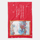 Linge De Cuisine Bonne Personnaliser Snowman (Vertical)