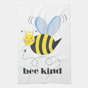 Linge De Cuisine Bonne princesse d'abeille avec couronne et slogan