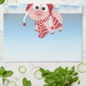 Linge De Cuisine Bonnes fêtes ! Porc d'hiver (Plié)