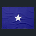 Linge De Cuisine Bonnie Pavillon bleu étoile blanche<br><div class="desc">Le drapeau bleu Bonnie avec son étoile blanche solitaire sur l'arrière - plan bleu était le drapeau officieux des États confédérés d'Amérique au début de la guerre de Sécession américaine.</div>