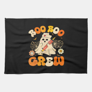 Linge De Cuisine Boo Boo Crew Drôle Fantôme Pour Infirmière, Rétro