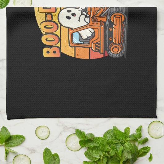 Linge De Cuisine Boo Dozer Ghost Funny Halloween (Plié)