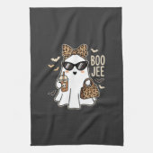 Linge De Cuisine Boo Jee Cute Ghost Halloween Leopard Design_1 (Vertical)