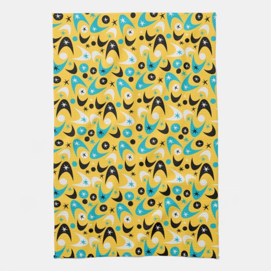 Linge De Cuisine Boomerangs rétro (Vertical)