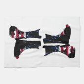 Linge De Cuisine Boots de combat américains (Horizontal)