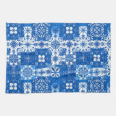 Linge De Cuisine Boracay Blue Kitchen Towels (Horizontal)