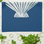 Linge De Cuisine Bord de la mer nautique Shell (Plié)