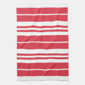 Linge De Cuisine Bord de mer blanc rouge (Vertical)