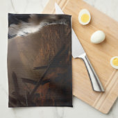 Linge De Cuisine Border Collie Halloween Épouvantable (Quart Plié)