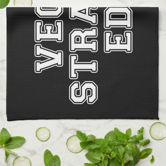 Linge De Cuisine Bordure droite Vegan (Plié)