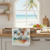 Linge De Cuisine Bosquet de coucher de soleil