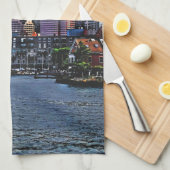 Linge De Cuisine Boston MA - Port intérieur (Quart Plié)