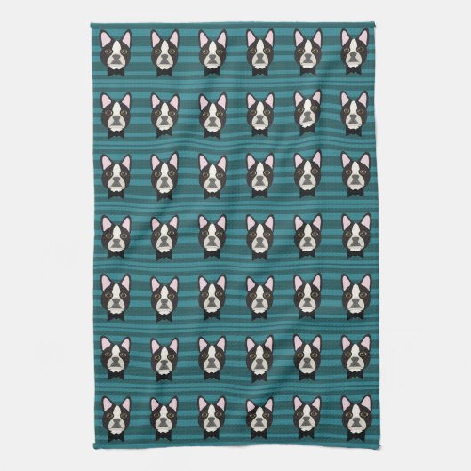 Linge De Cuisine Boston Terrier (Vertical)