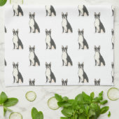 Linge De Cuisine Boston Terrier (Plié)