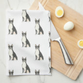 Linge De Cuisine Boston Terrier (Quart Plié)