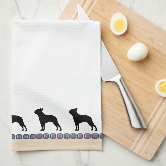 Linge De Cuisine Boston Terrier (Quart Plié)