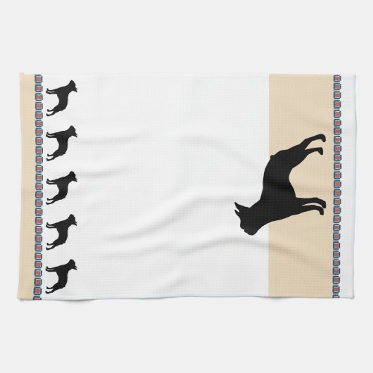 Linge De Cuisine Boston Terrier (Horizontal)