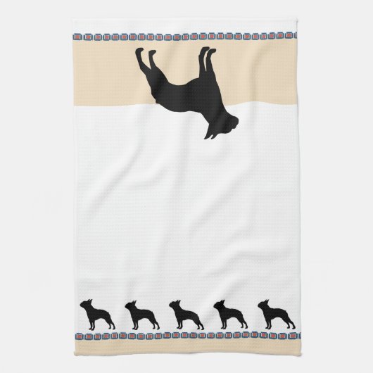 Linge De Cuisine Boston Terrier (Vertical)