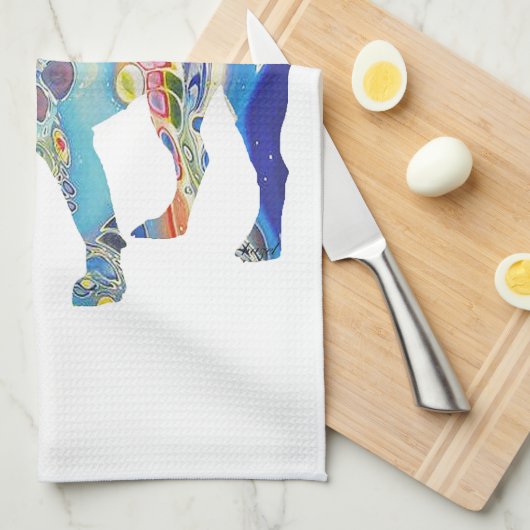 Linge De Cuisine Boston Terrier, Boston Terrier (Quart Plié)