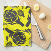 Linge De Cuisine Botanical Artichoke Art Home Decor (Quart Plié)