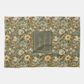 Linge De Cuisine Botanical Pastel Look Personalized Modern Towel  (Horizontal)