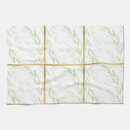 Linge de cuisine botanique – Chic and minimalist (Horizontal)
