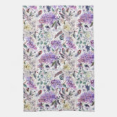 Linge De Cuisine Botanique vintage violet Lilac (Vertical)