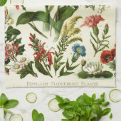 Linge De Cuisine Botaniques de fleurs (Plié)